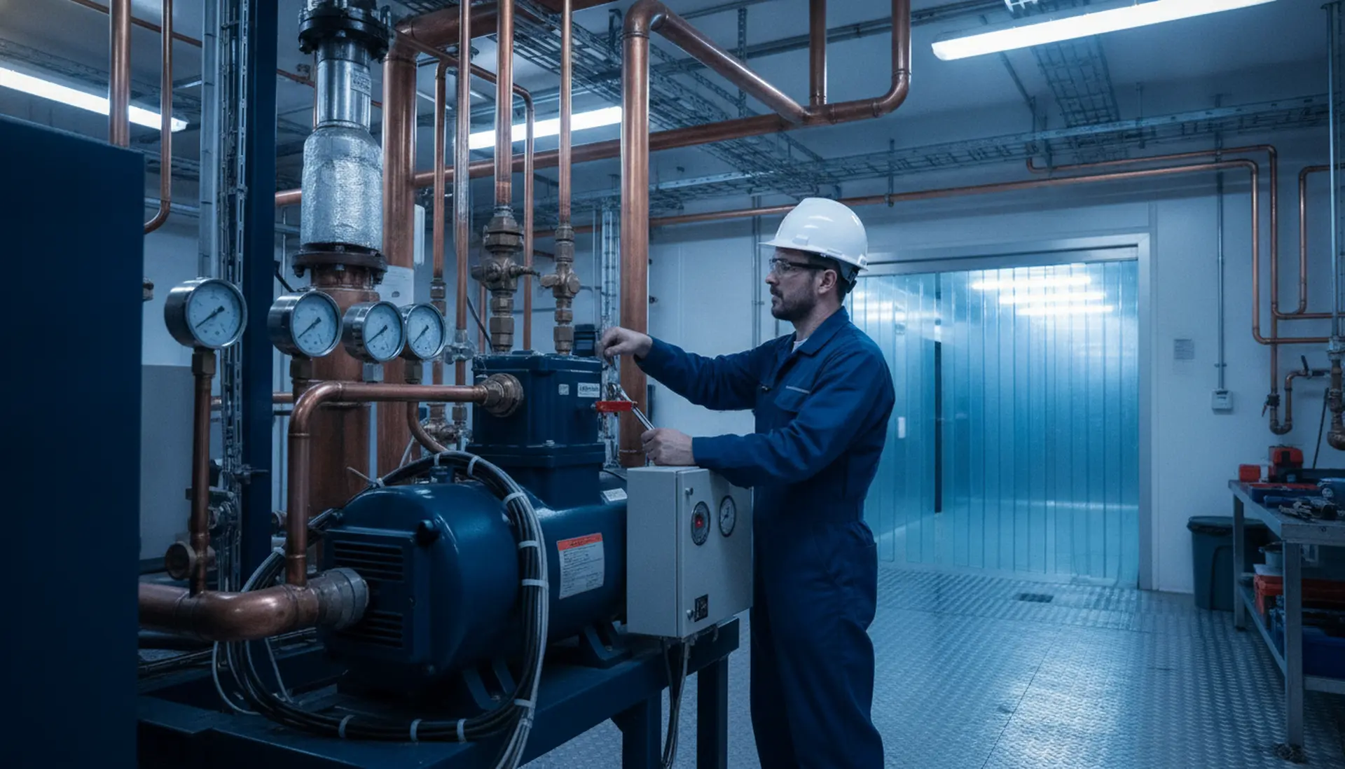 Recupere su línea de producción con reparación de compresores para máquinas de hielo que elimina el downtime térmico